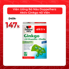 Viên Uống Bổ Não Doppelherz Aktiv Ginkgo 40 Viên