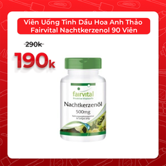 Viên Uống Tinh Dầu Hoa Anh Thảo Fairvital Nachtkerzenol 90 Viên