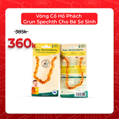 Vòng Cổ Hổ Phách Grun Spechth Cho Bé Sơ Sinh