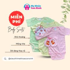[HÀNG TẶNG KÈM KHÔNG BÁN] BodySuits Cho Bé Sơ Sinh Mẫu Ngẫu Nhiên Giữ Ấm