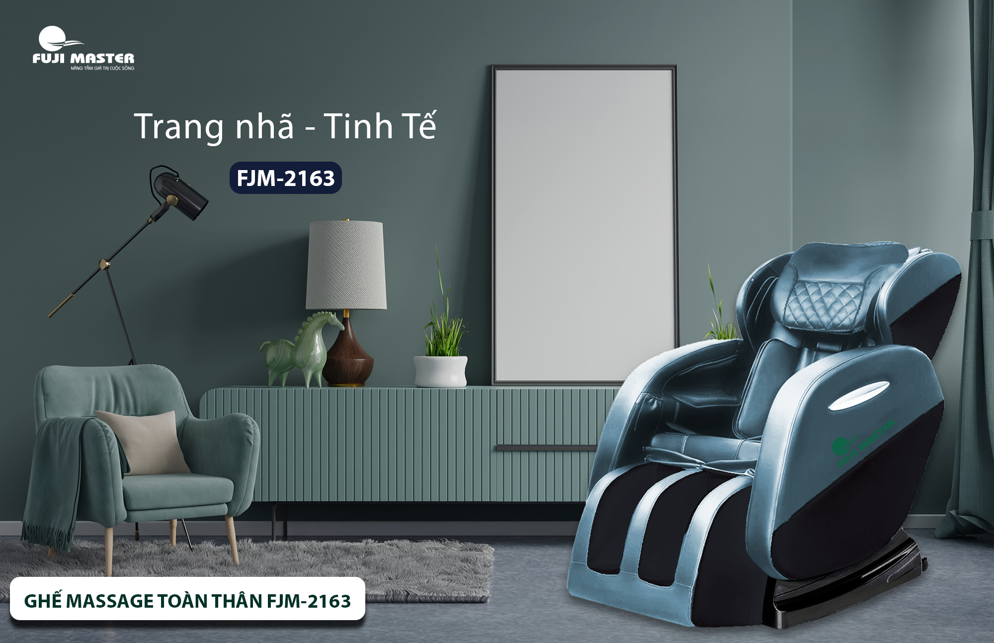 Ghế Massage toàn thân chính hãng Fuji Master FJM-2163