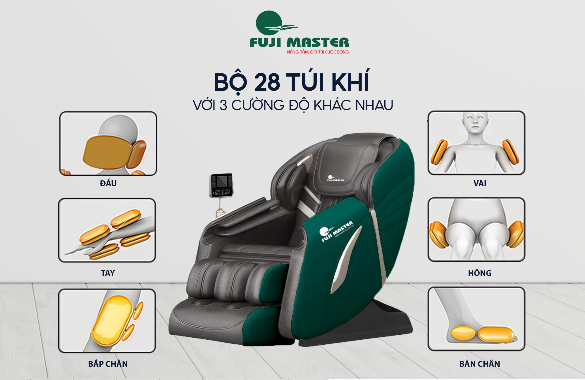 Ghế Massage Toàn Thân Fuji Master FJM-2192