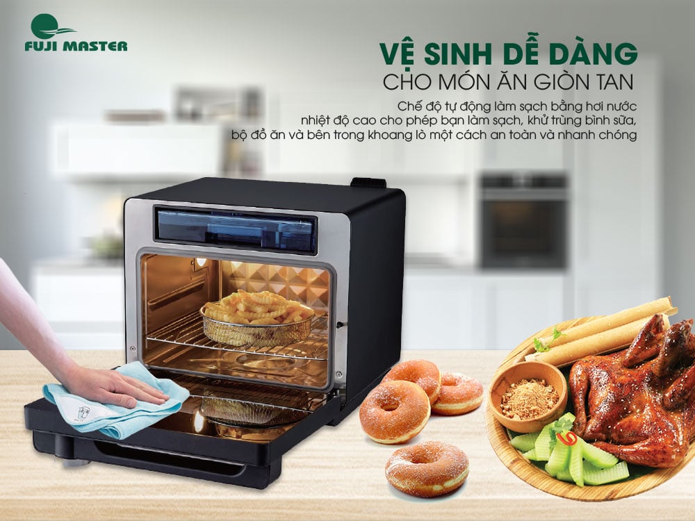 Lò Chiên Không Dầu Hơi Nước Fuji Master FJM-2422