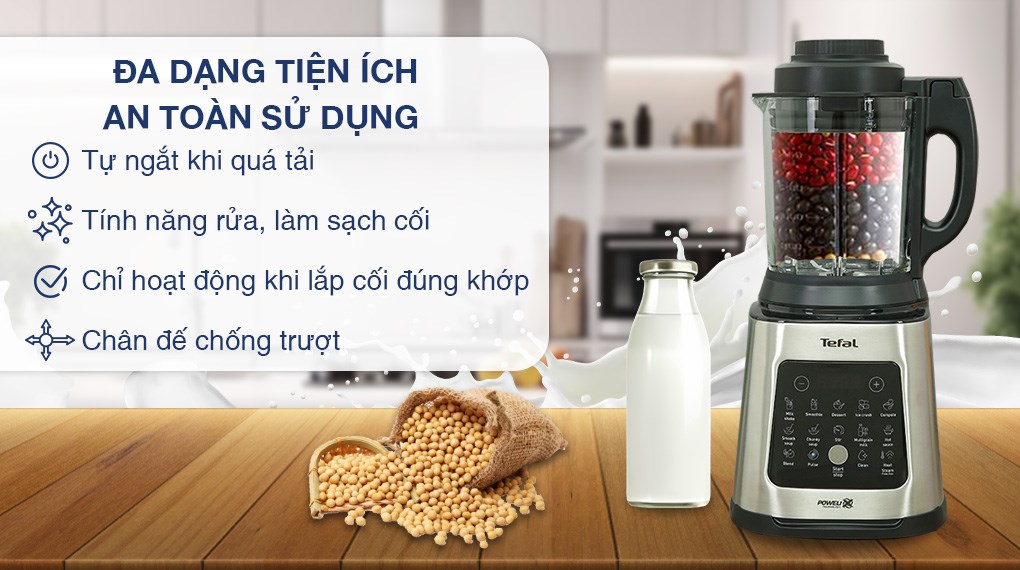 Máy làm sữa hạt sinh tố Tefal BL83SD66 1400W