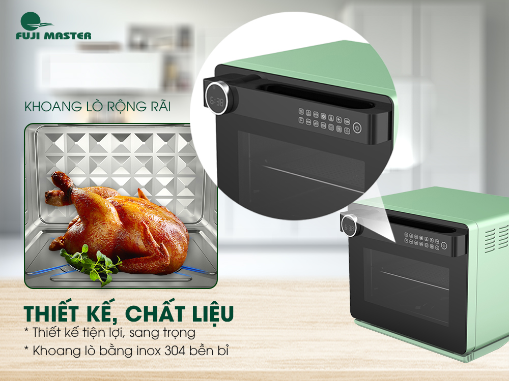 Lò Chiên Không Dầu Hơi Nước Fuji Master FJM-2422