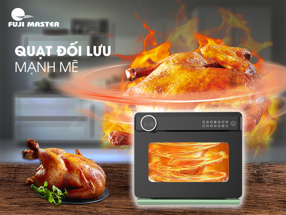 Lò Chiên Không Dầu Hơi Nước Fuji Master FJM-2422