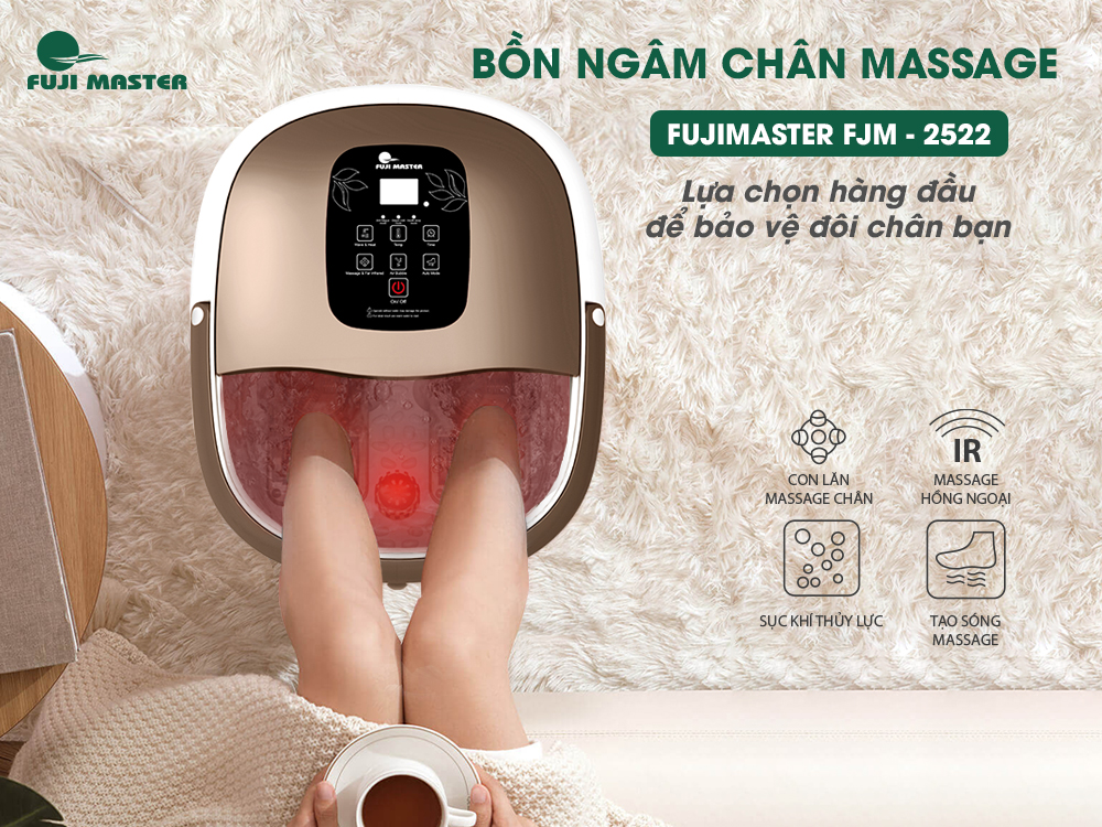 Bồn Ngâm Chân Massage Cao Cấp FJM-2522