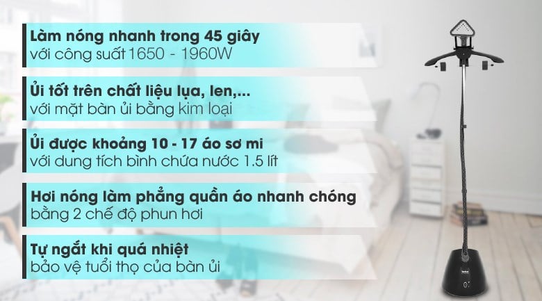 Bàn ủi hơi nước cầm tay dạng đứng Tefal IT2461E0