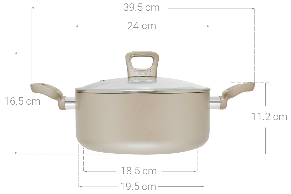 Nồi chống dính Tefal Sensations 24cm (H9104614)