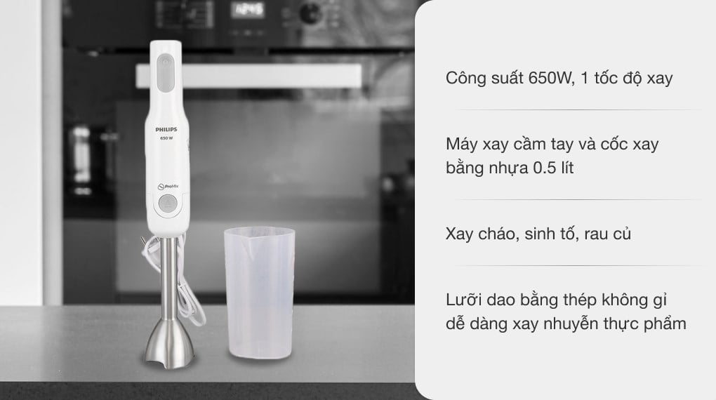 Máy xay sinh tố cầm tay Philips HR2534/00