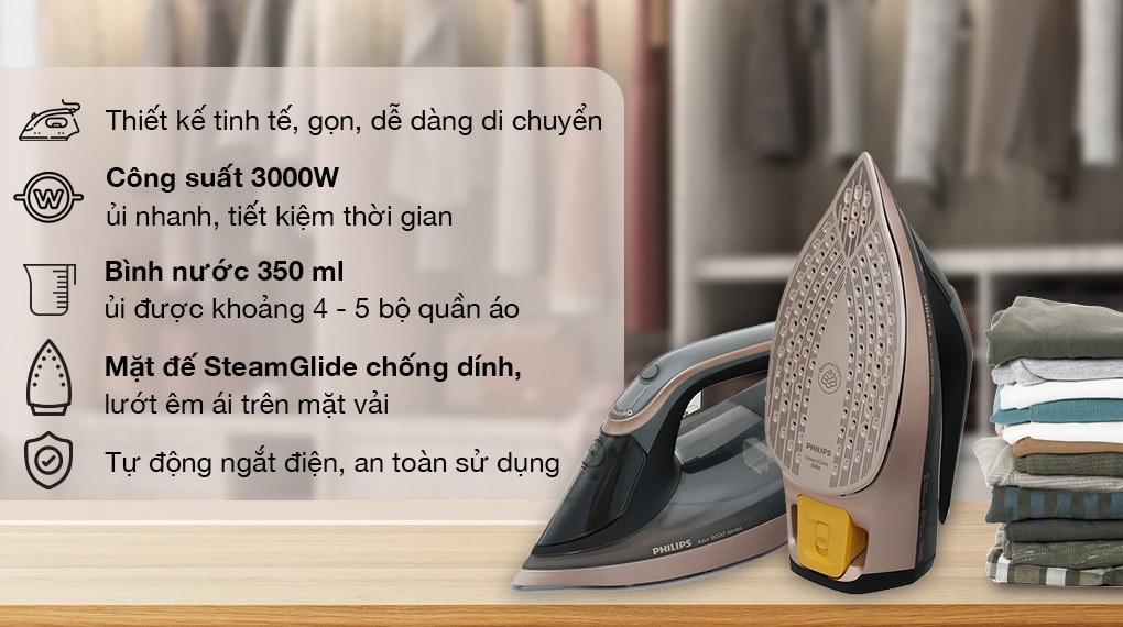 Bàn ủi hơi nước Philips DST8041/80