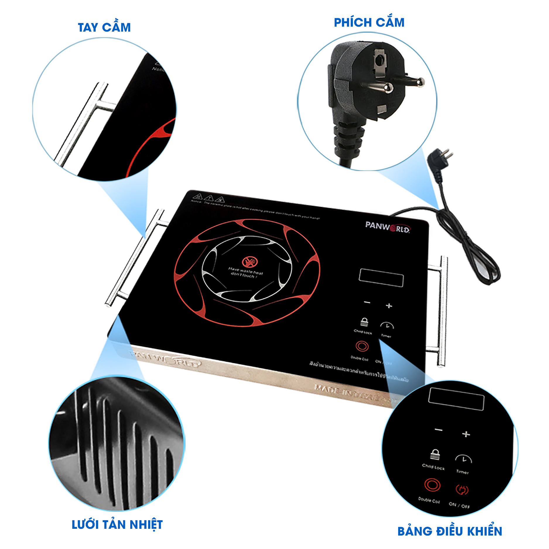 Bếp điện hồng ngoại Panworld PW-058