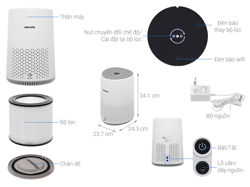Máy lọc không khí Philips AC0650/10
