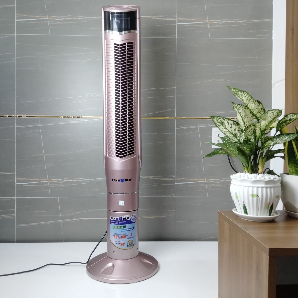 Quạt Tháp Không Cánh Cao Cấp Xoay 360 Độ Lọc Không Khí Panworld Thái Lan PW-029H
