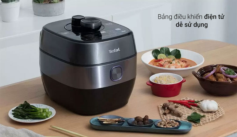 Nồi áp suất điện Tefal Smart Pro CY638868 - 5L - 1300W