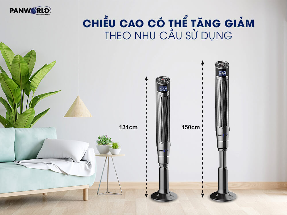 Quạt Tháp Cao Cấp Panworld PW-039H Thương Hiệu Thái Lan