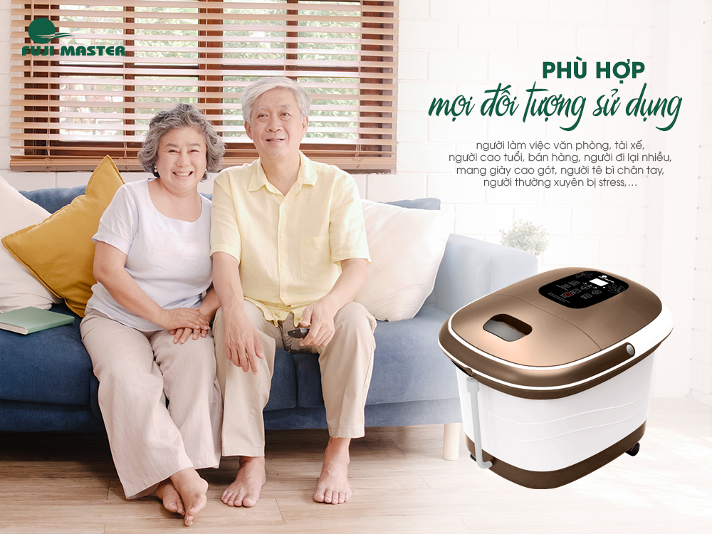 Bồn Ngâm Chân Massage Cao Cấp FJM-2522