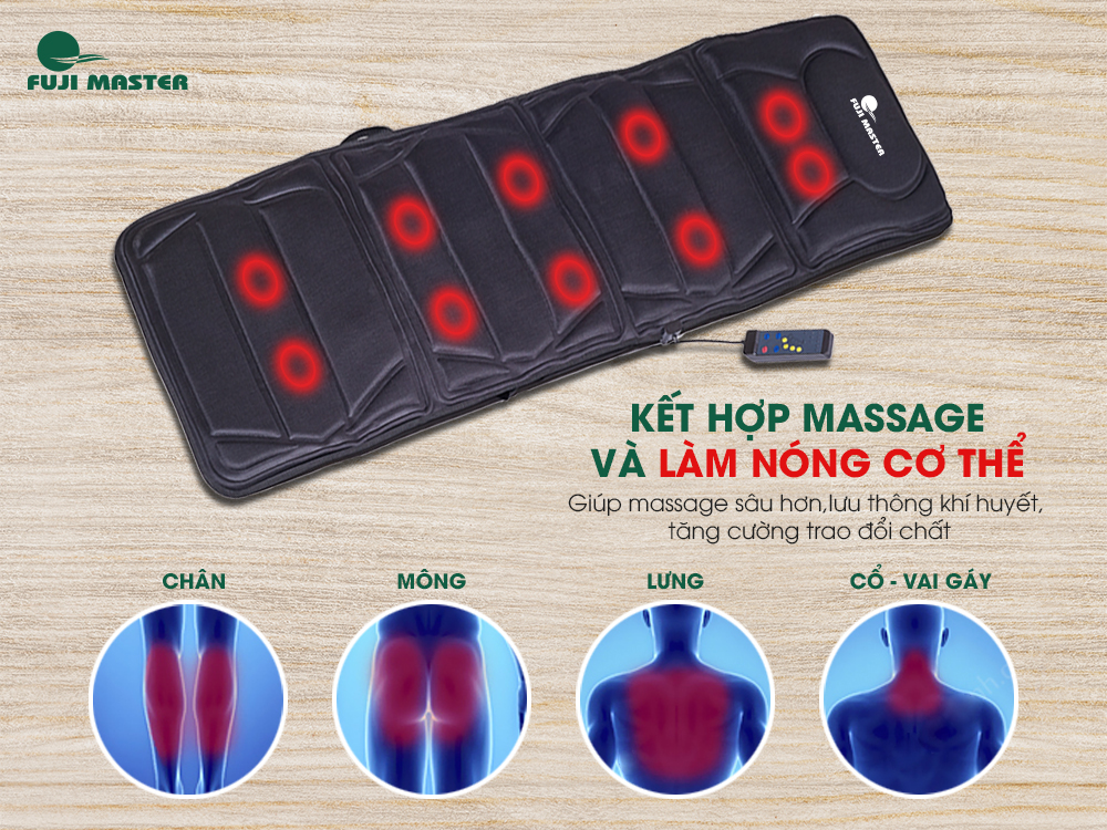 Nệm Massage Toàn Thân Cao Cấp Fuji Master FJM-2622