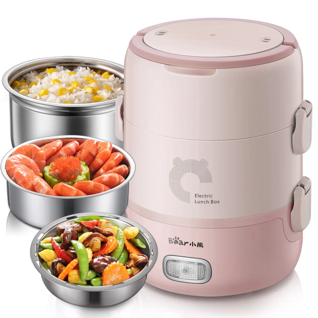 Hộp cơm điện 3 tầng Bear DFH-B20S6
