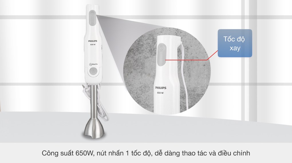 Máy xay sinh tố cầm tay Philips HR2534/00