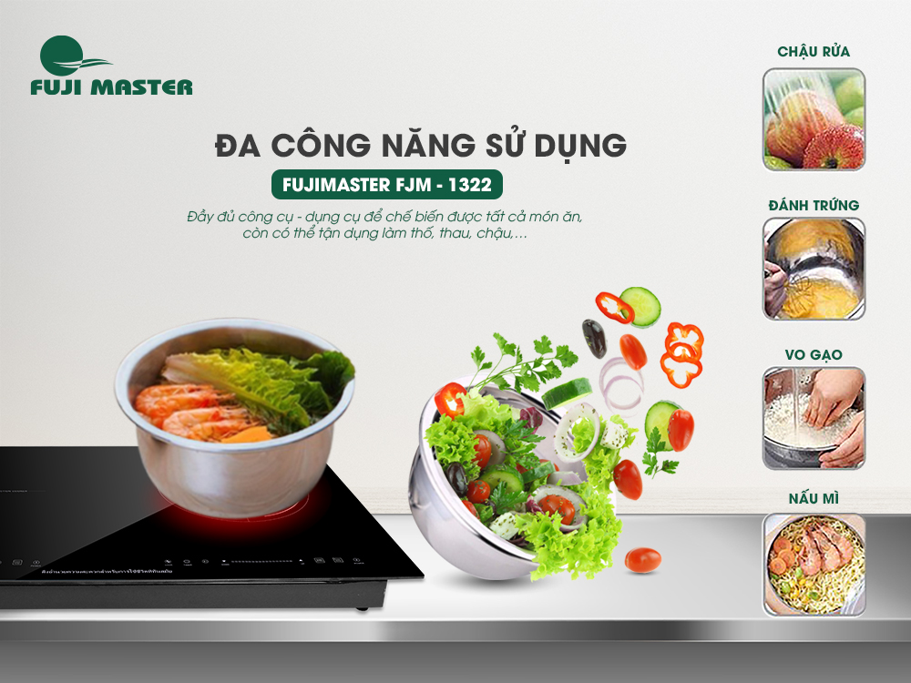 Bộ Nồi Inox Fuji Master FJM-1322