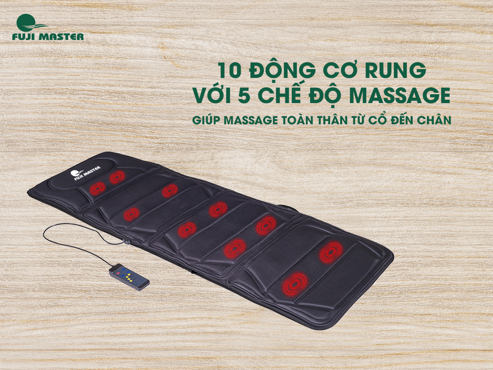 Nệm Massage Toàn Thân Cao Cấp Fuji Master FJM-2622
