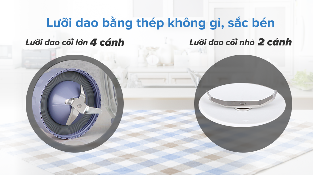 Máy xay sinh tố cối lớn Philips HR2222/00