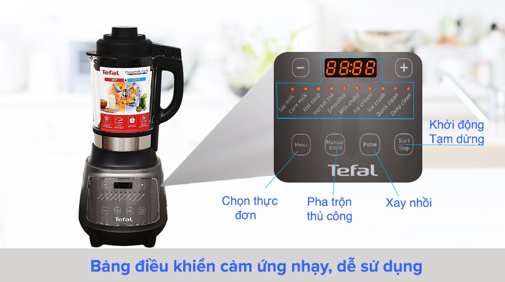 Máy làm sữa hạt sinh tố Tefal BL967B66 1300W