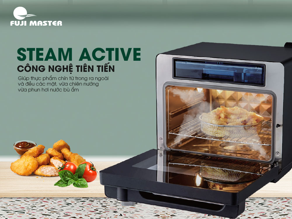 Lò Chiên Không Dầu Hơi Nước Fuji Master FJM-2422