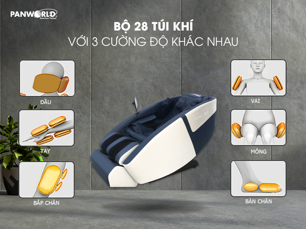 GHẾ MASSAGE PANWORLD PW-4417