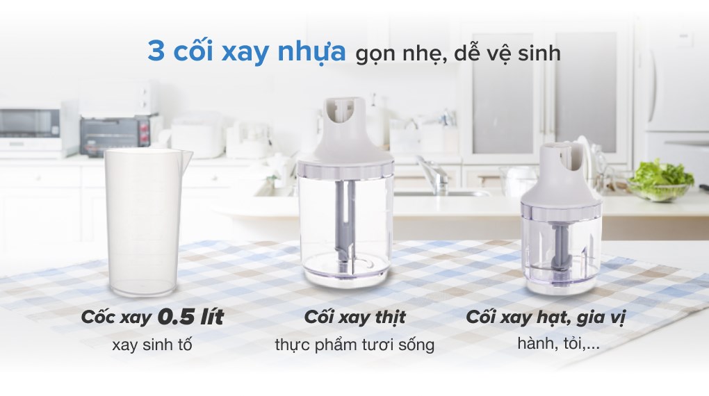 Máy xay sinh tố cầm tay Philips HR2537/00