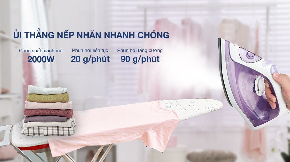 Bàn ủi hơi nước Philips DST1040/30
