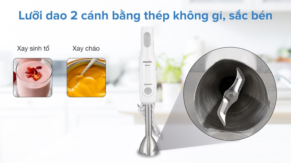 Máy xay sinh tố cầm tay Philips HR2534/00