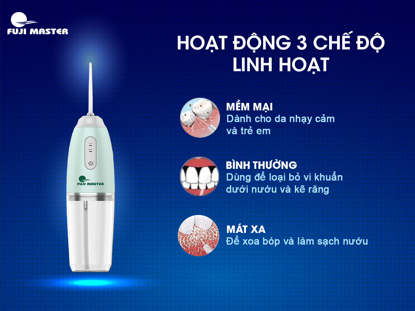 Tăm Nước Vệ Sinh Răng Miệng Fuji Master FJM-2922