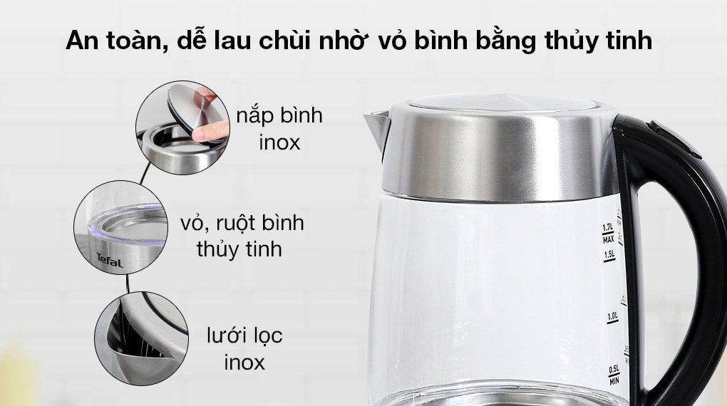 Ấm siêu tốc Tefal KI772D38