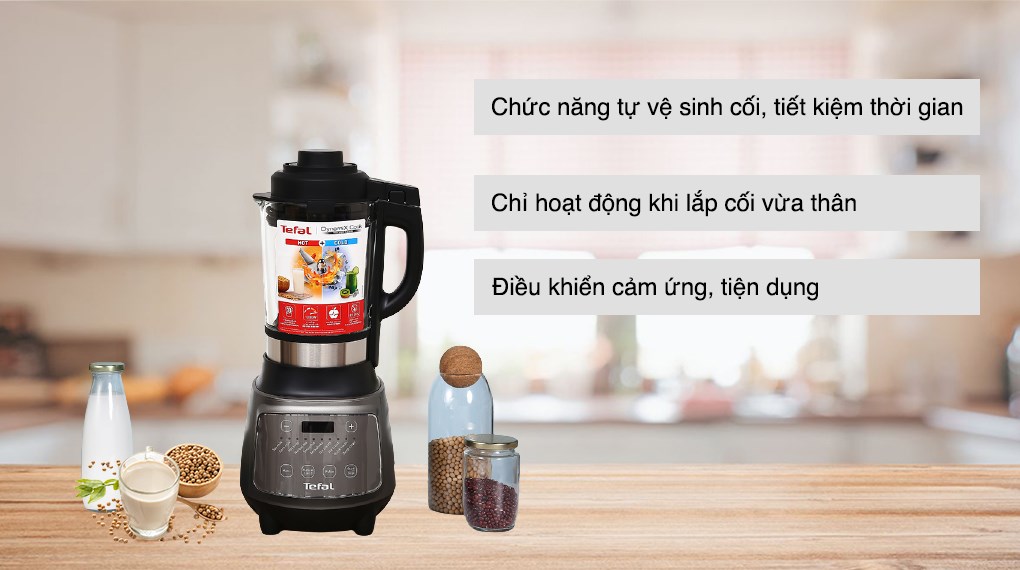 Máy làm sữa hạt sinh tố Tefal BL967B66 1300W