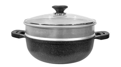 Chảo đá từ 2 quai xửng hấp đa năng KW-32MSI