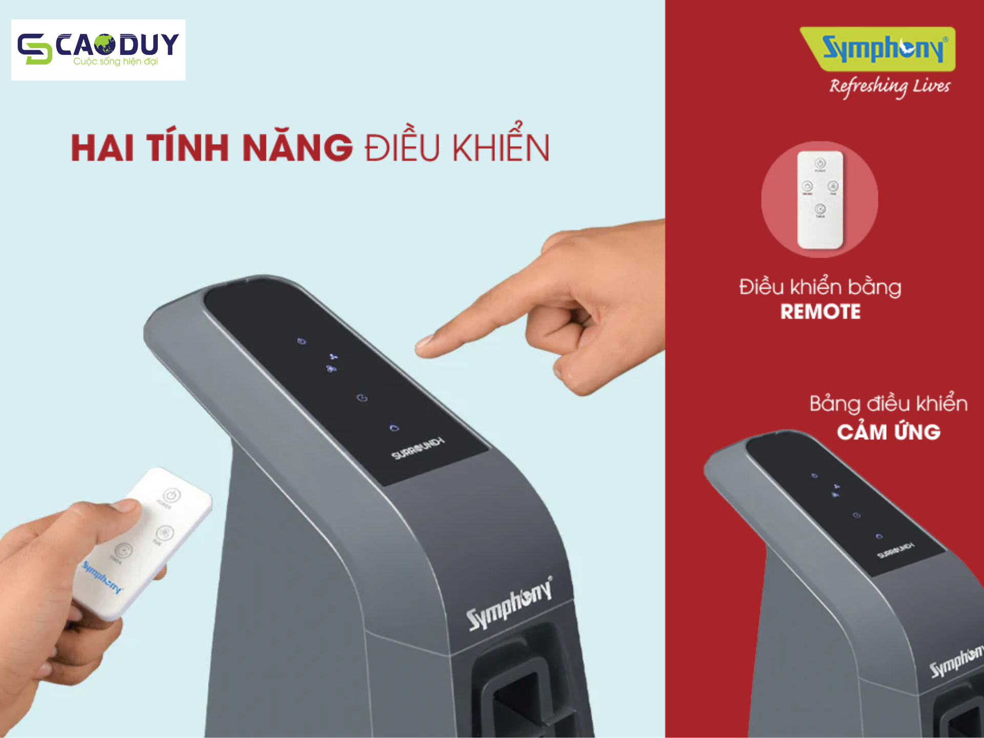 Quạt tháp cao cấp SYMPHONY Surround i-W