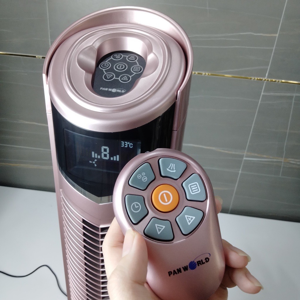 Quạt Tháp Không Cánh Cao Cấp Xoay 360 Độ Lọc Không Khí Panworld Thái Lan PW-029H