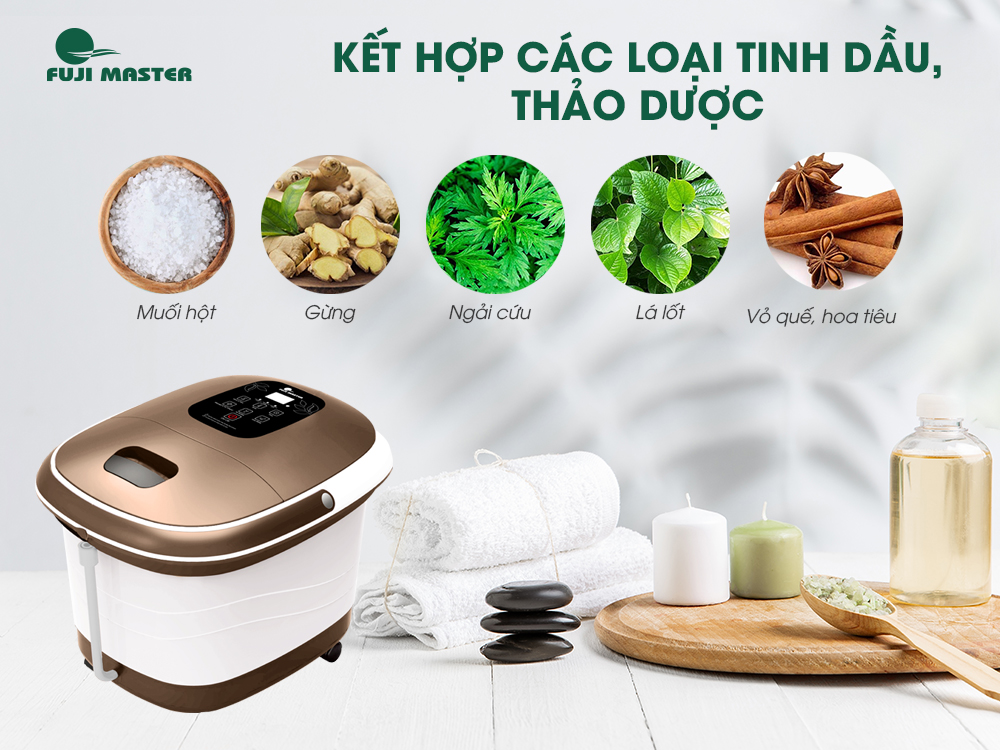 Bồn Ngâm Chân Massage Cao Cấp FJM-2522
