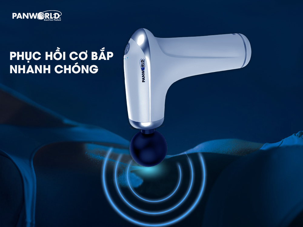 Súng Massage Cầm Tay 5 Cấp Độ Panworld PW-3022