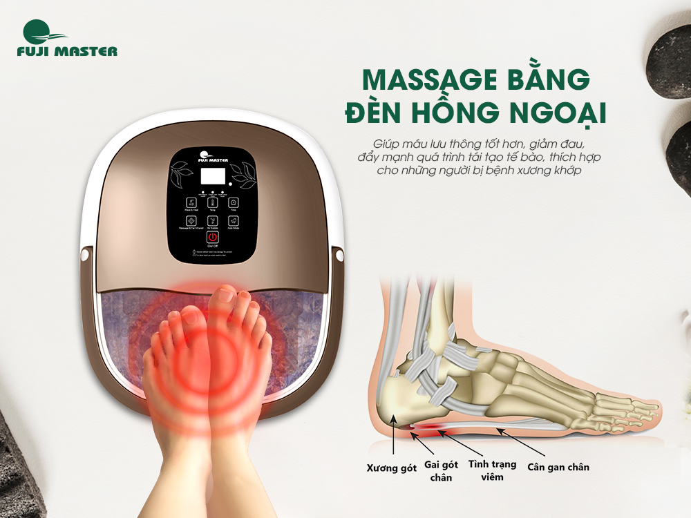 Bồn Ngâm Chân Massage Cao Cấp FJM-2522