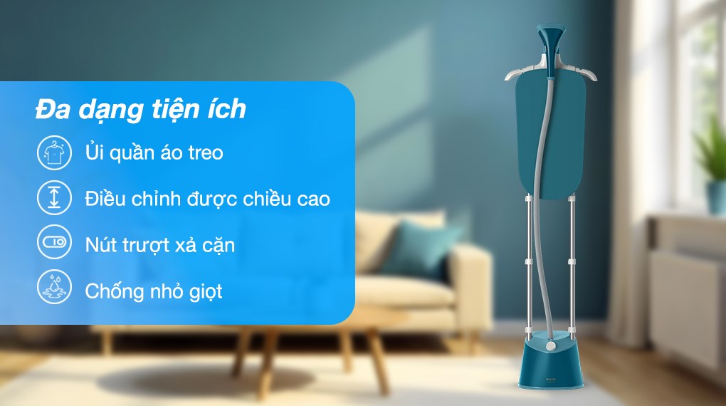 Bàn ủi hơi nước cầm tay loại đứng Philips STE1040/20