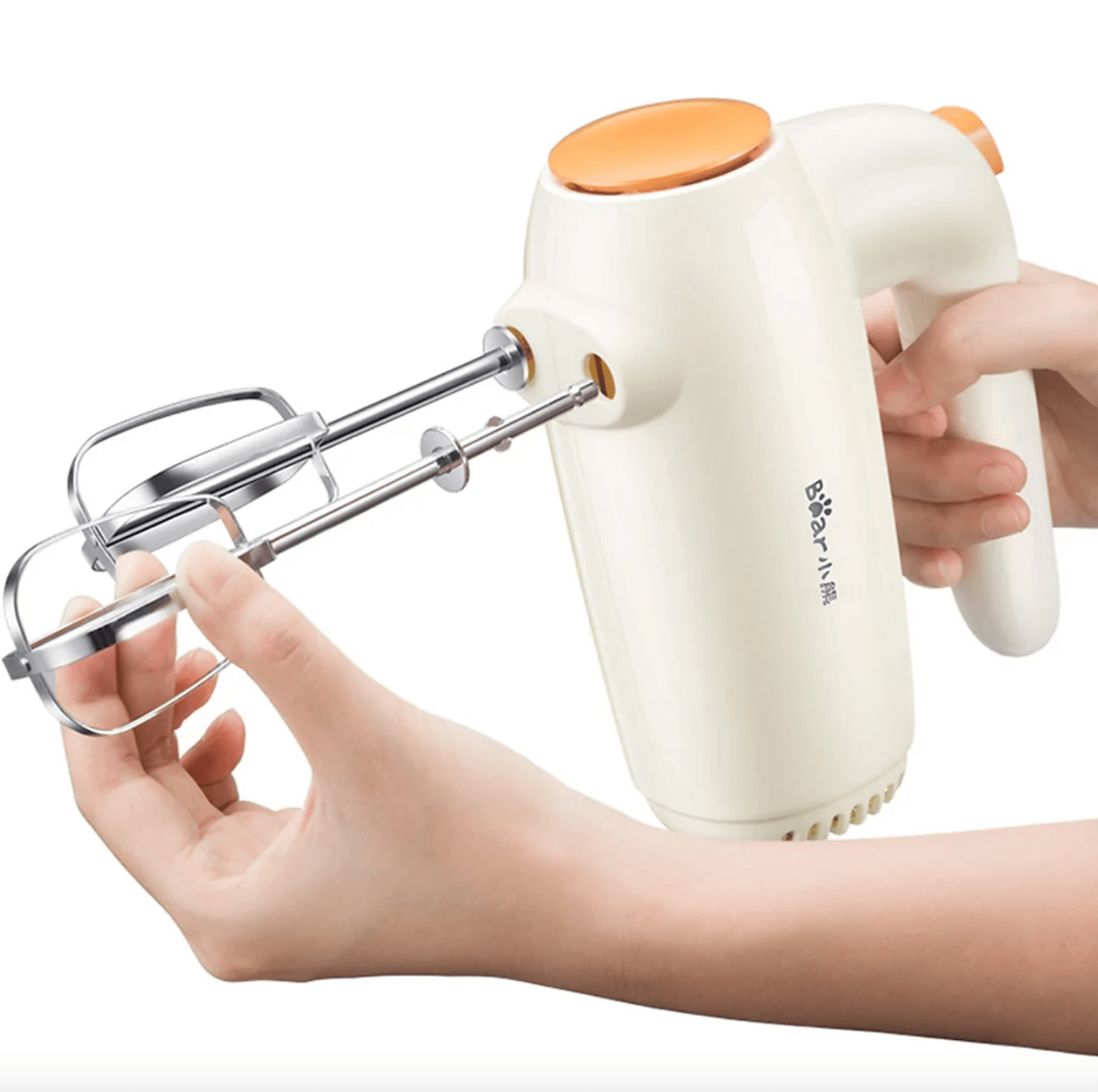 Máy Trộn Thực Phẩm Đánh Trứng Đánh Kem Trộn Bột Cầm Tay Bear DDQ-B01K1