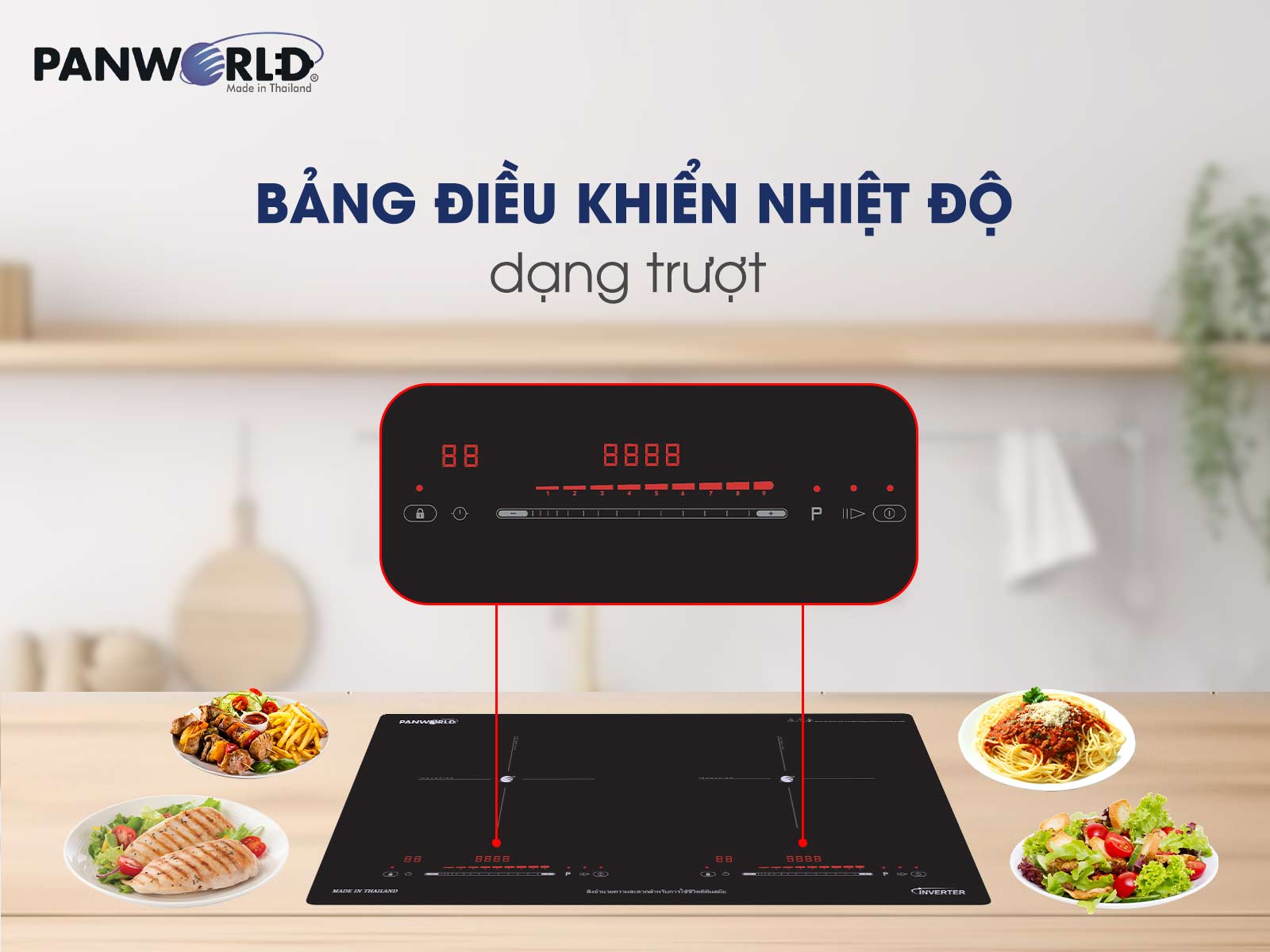 BẾP ĐÔI ĐIỆN TỪ PANWORLD PW-1981