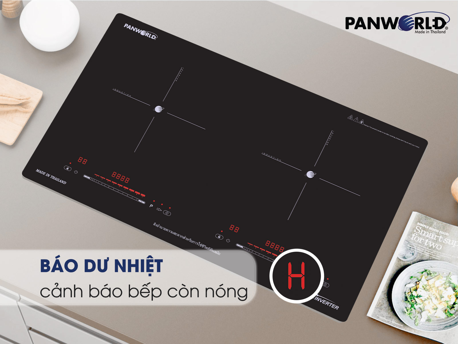 BẾP ĐÔI ĐIỆN TỪ PANWORLD PW-1981