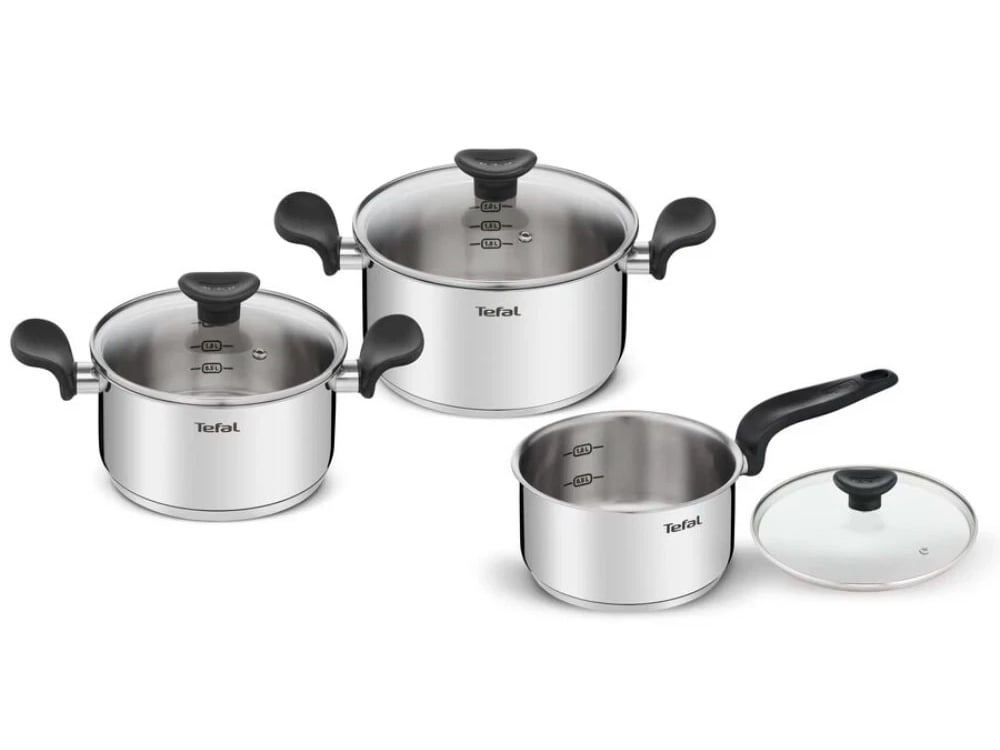 Bộ nồi inox Tefal Primary 16/18/20cm (E308S674)