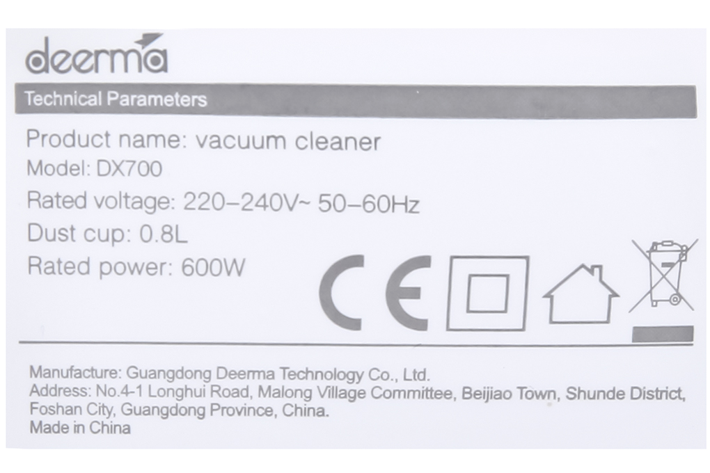 Máy hút bụi Deerma DX700