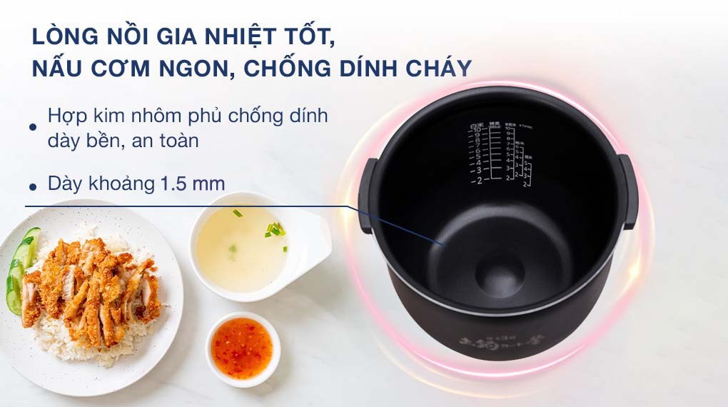 Nồi cơm điện tử cao tần Tiger JKT-D18V