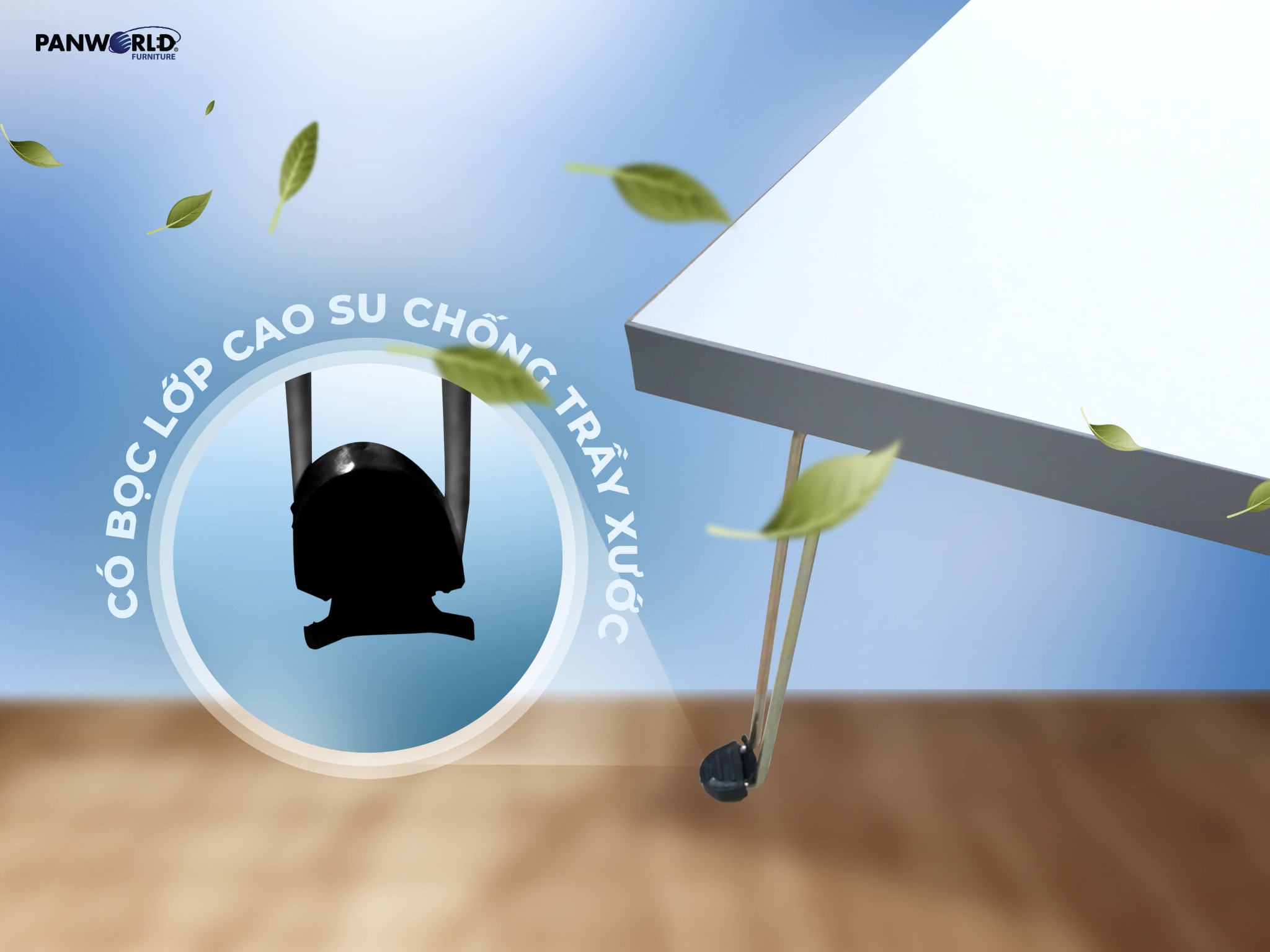 BÀN GỖ CHỮ NHẬT GẤP GỌN PANWORLD PW-64CN